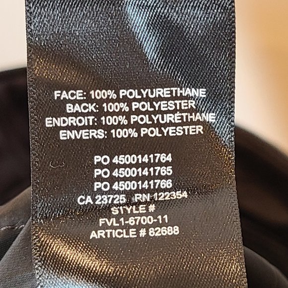 Aritzia Babaton Command Cropped Pant Vegan Leather Mid Rise Womens 2 Trouser - Picture 8 of 9